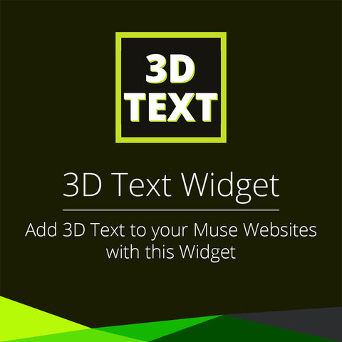 3D Text Widget