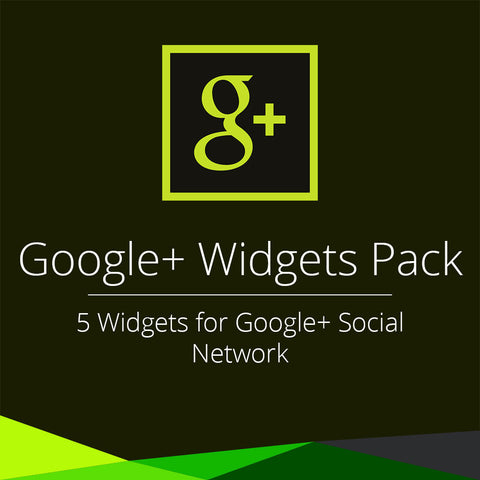 Google+ Widgets Pack