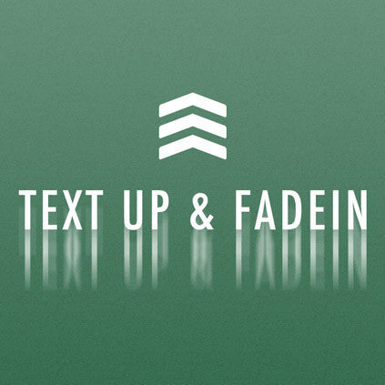 Animate Text Up & FadeIn