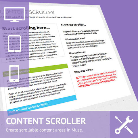 Content Scrollers