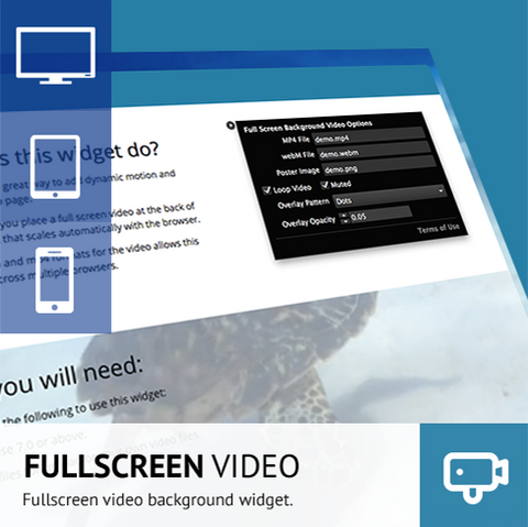 Fullscreen Video Background