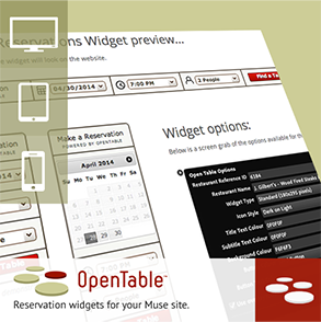 OpenTable Widgets