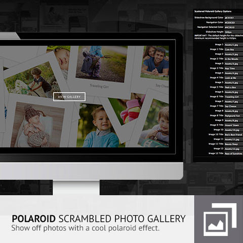 Polaroid Scrambled Photo Gallery