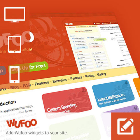 Wufoo Forms Widgets