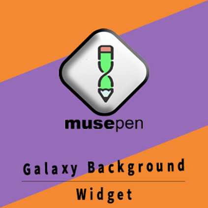Galaxy Background Widget
