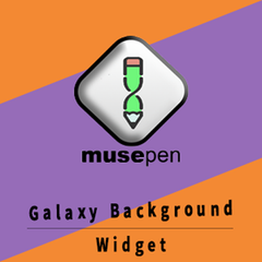 Galaxy Background Widget