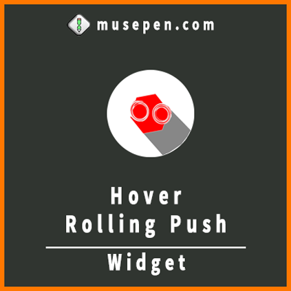 Hover : Rolling Push Widget