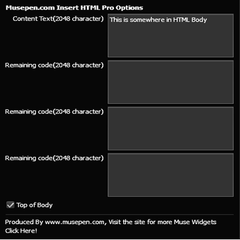Insert HTMl Pro