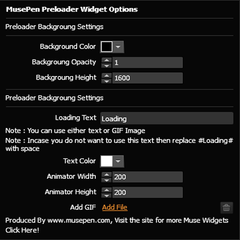 Preloader Widget
