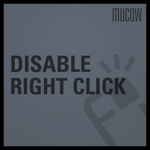 Disable Right Click