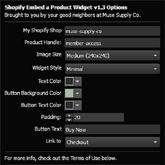 Shopify Widgets