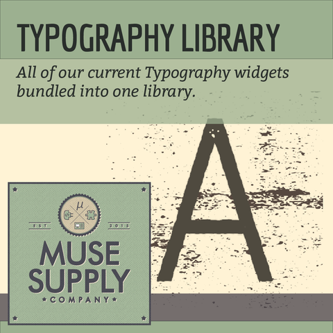 LIBRARY: Typography Widgets