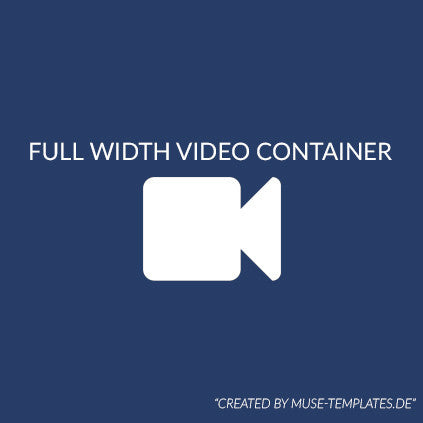 Full Width Video Container
