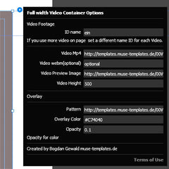 Full Width Video Container