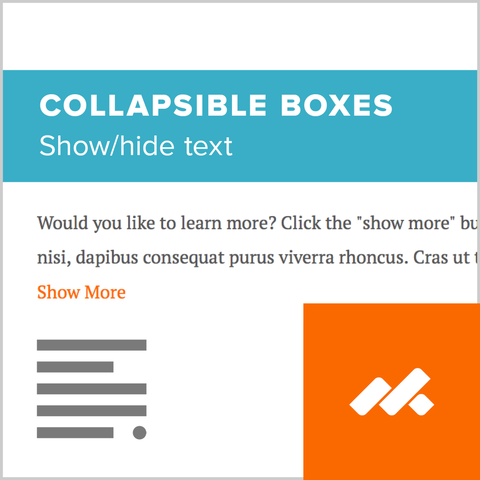 Collapsible Text Boxes