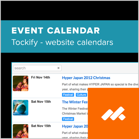 Tockify Event Calendar