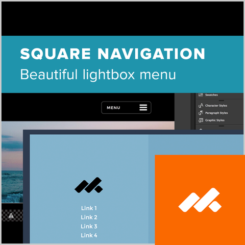 Animated Lightbox Navigation (Square)