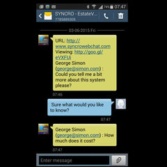 SYNCRO Web to Text Chat Software