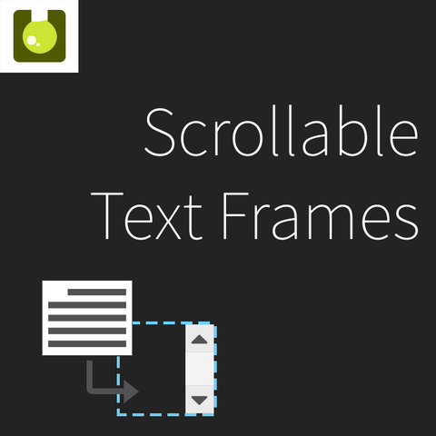 Scrollable Text Frames
